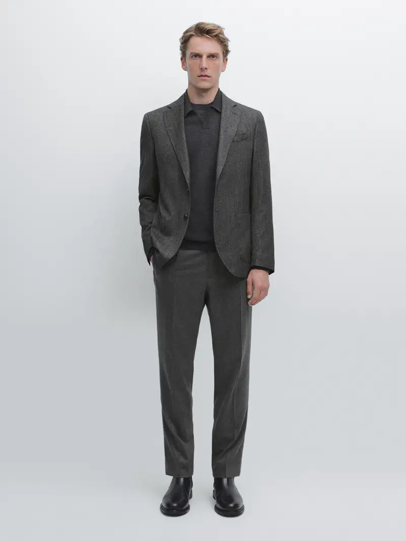 Massimo Dutti Blazer Grigio 2554848