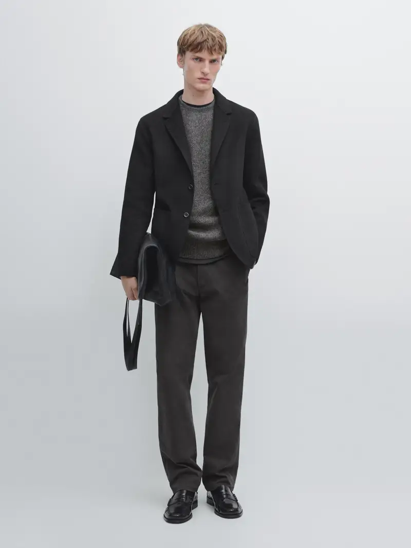 Massimo Dutti Blazer Nero 3650177