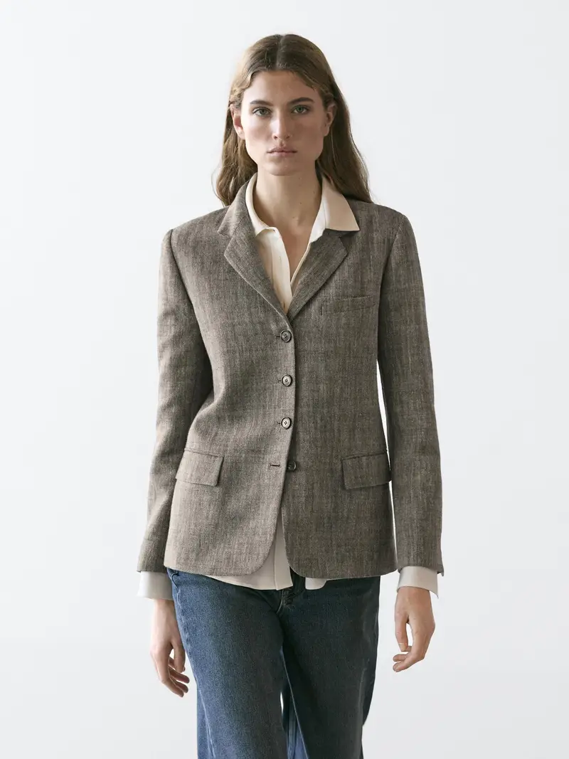 Massimo Dutti Blazer Grigio 4114059