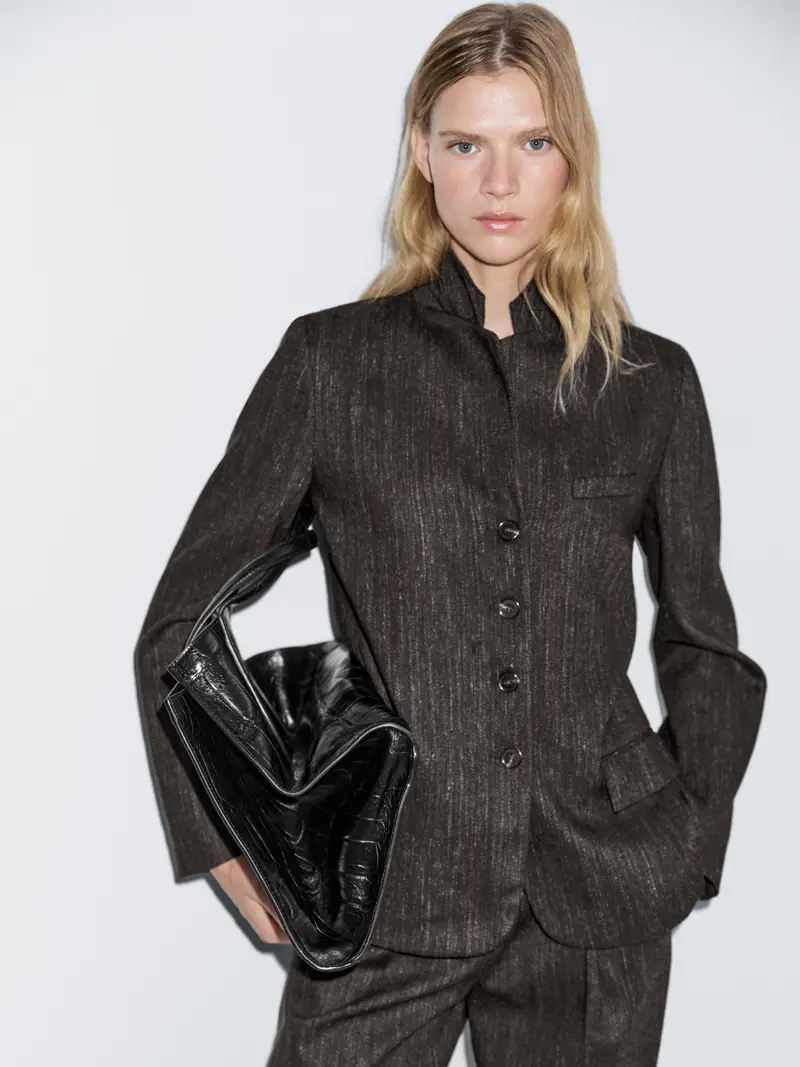 Massimo Dutti Blazer Nero 2838985