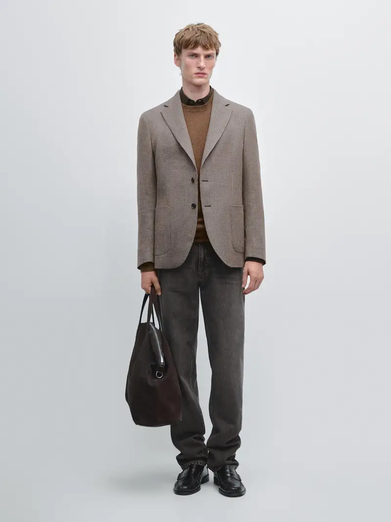 Massimo Dutti Blazer Beige 3540834