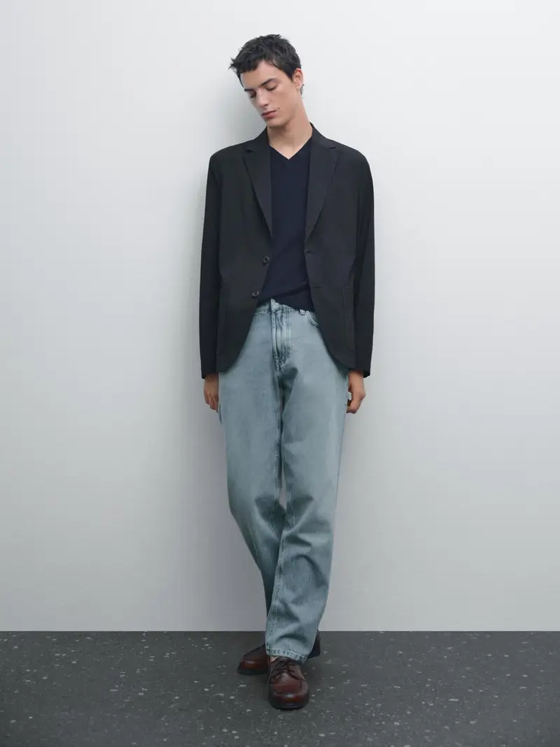 Massimo Dutti Blazer Blu 2553688