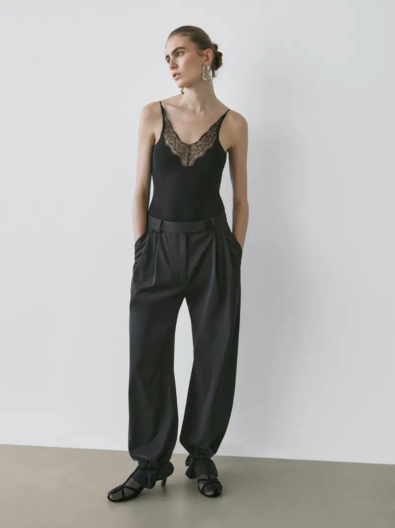 Massimo Dutti Body Nero 3925039