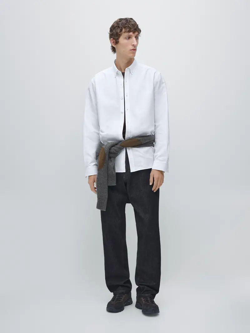 Massimo Dutti Oxford Bianco 3904173