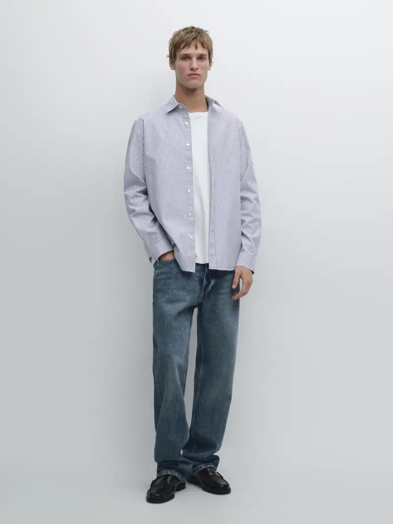 Massimo Dutti Oxford Blu 3955174