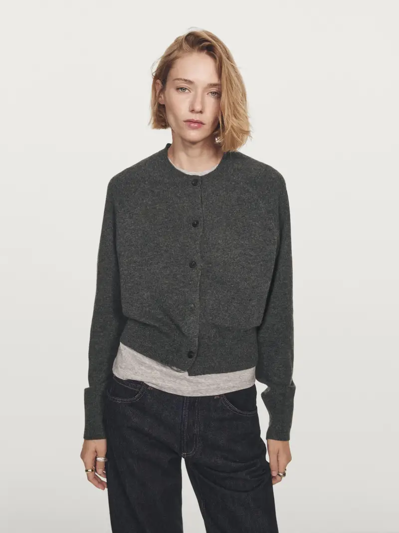 Massimo Dutti Cardigan Grigio 2756565