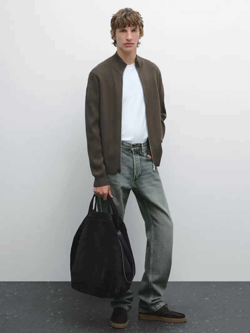 Massimo Dutti Cardigan Verde 2554730