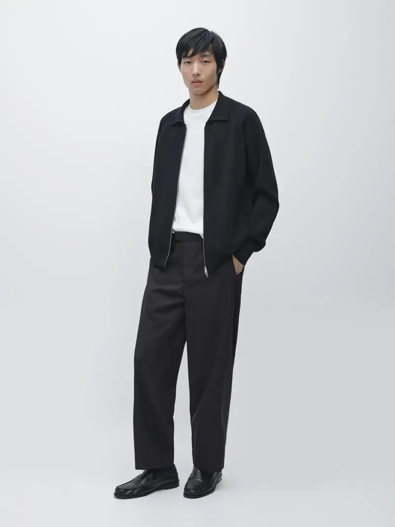 Massimo Dutti Cardigan Blu 4156814