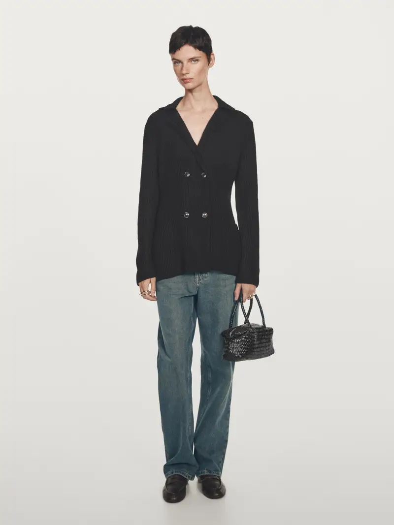 Massimo Dutti Cardigan Nero 2766004