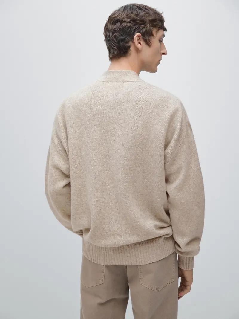 Massimo Dutti Cardigan Beige 3879372