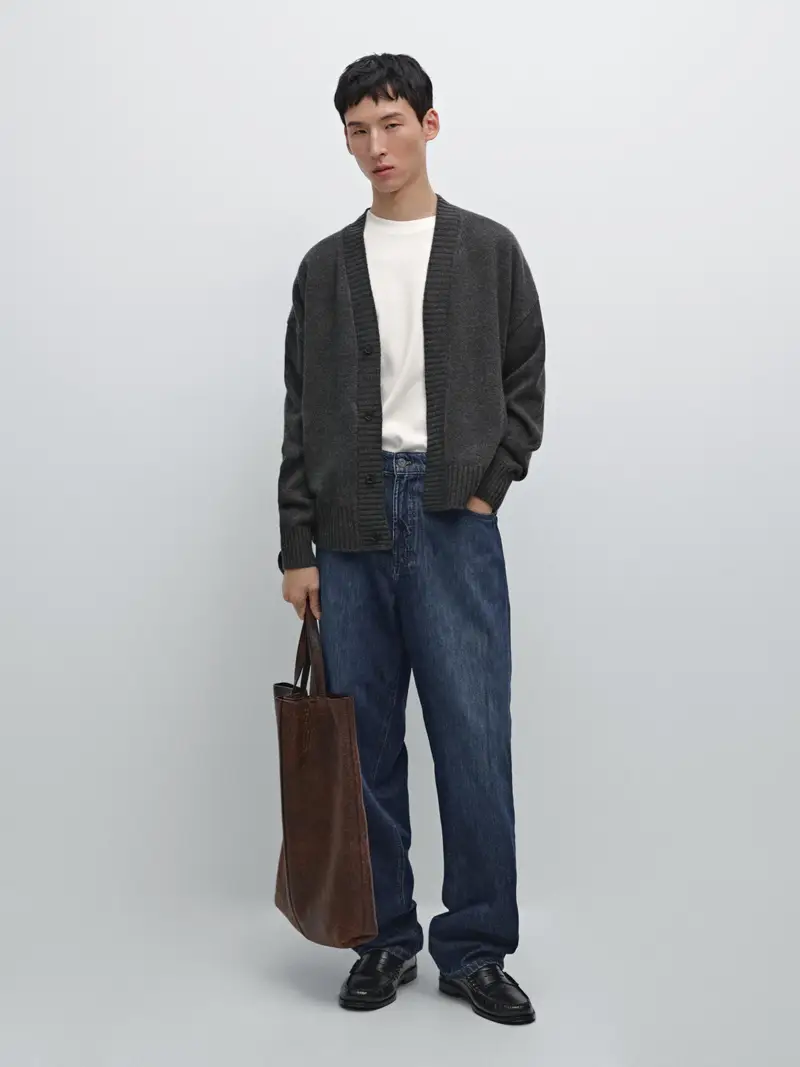 Massimo Dutti Cardigan Grigio 3885946