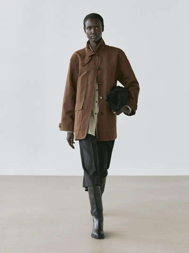 Massimo Dutti Cardigan Marrone 3972596