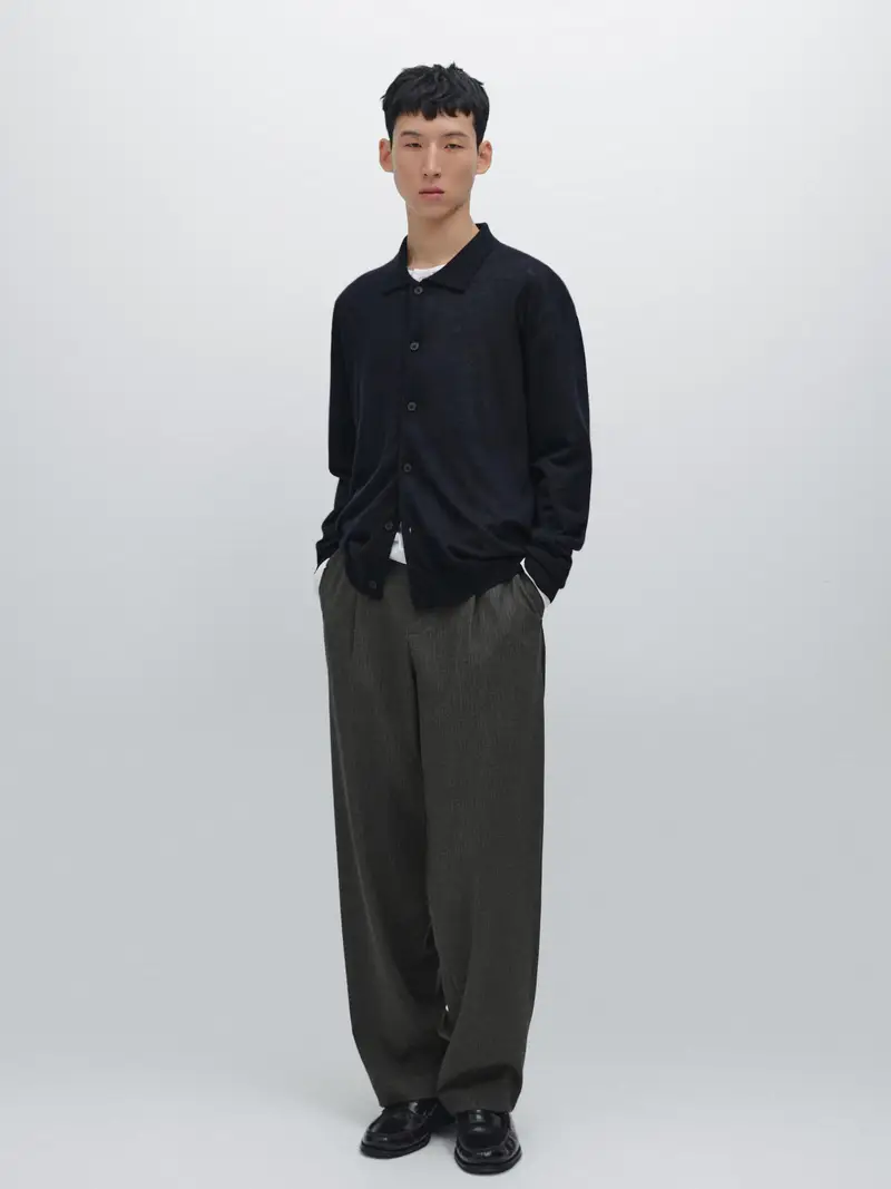 Massimo Dutti Cardigan Blu 2553634