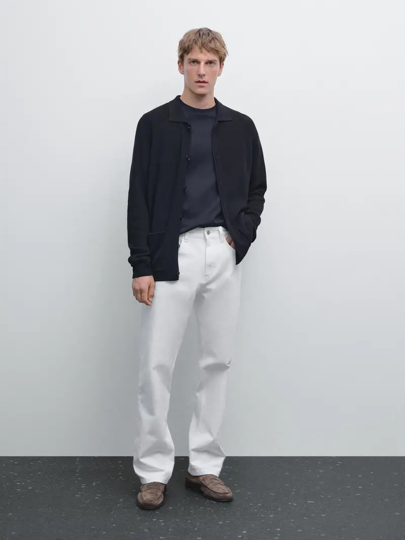 Massimo Dutti Cardigan Blu 2553648