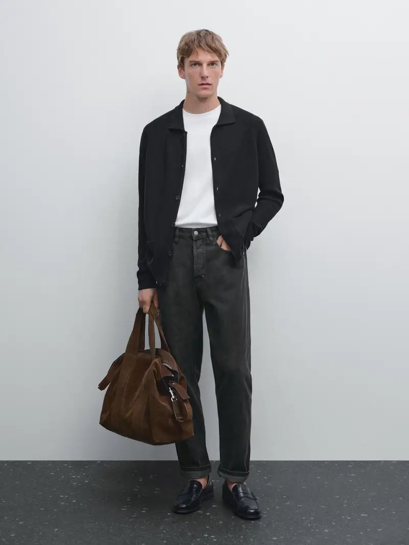 Massimo Dutti Cardigan Nero 2554658