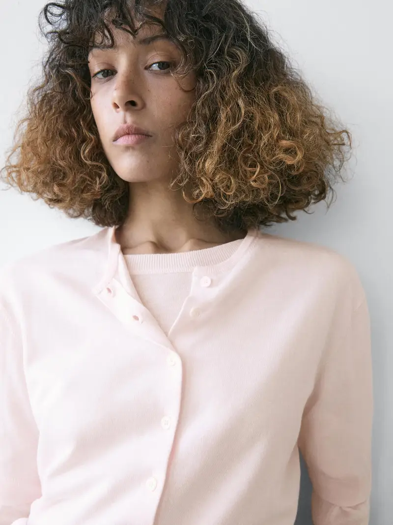 Massimo Dutti Cardigan Rosa 4262365