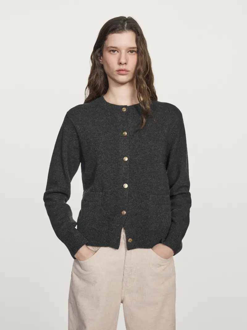Massimo Dutti Cardigan Grigio 3650242