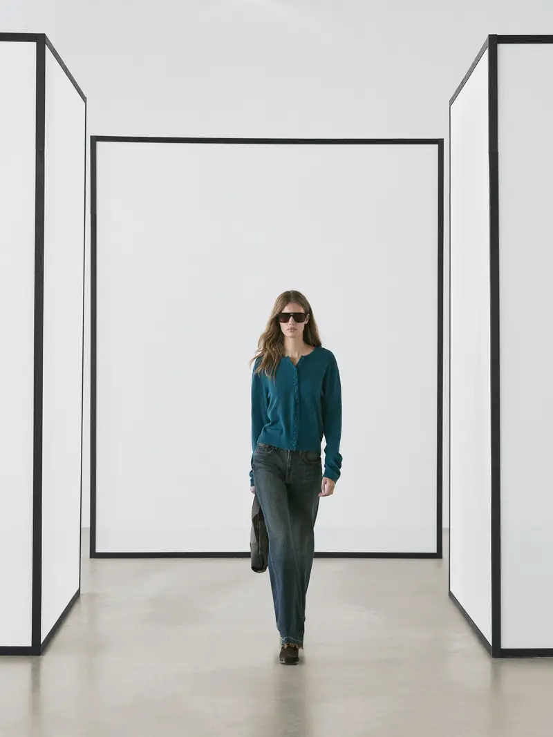 Massimo Dutti Cardigan Blu 3904186