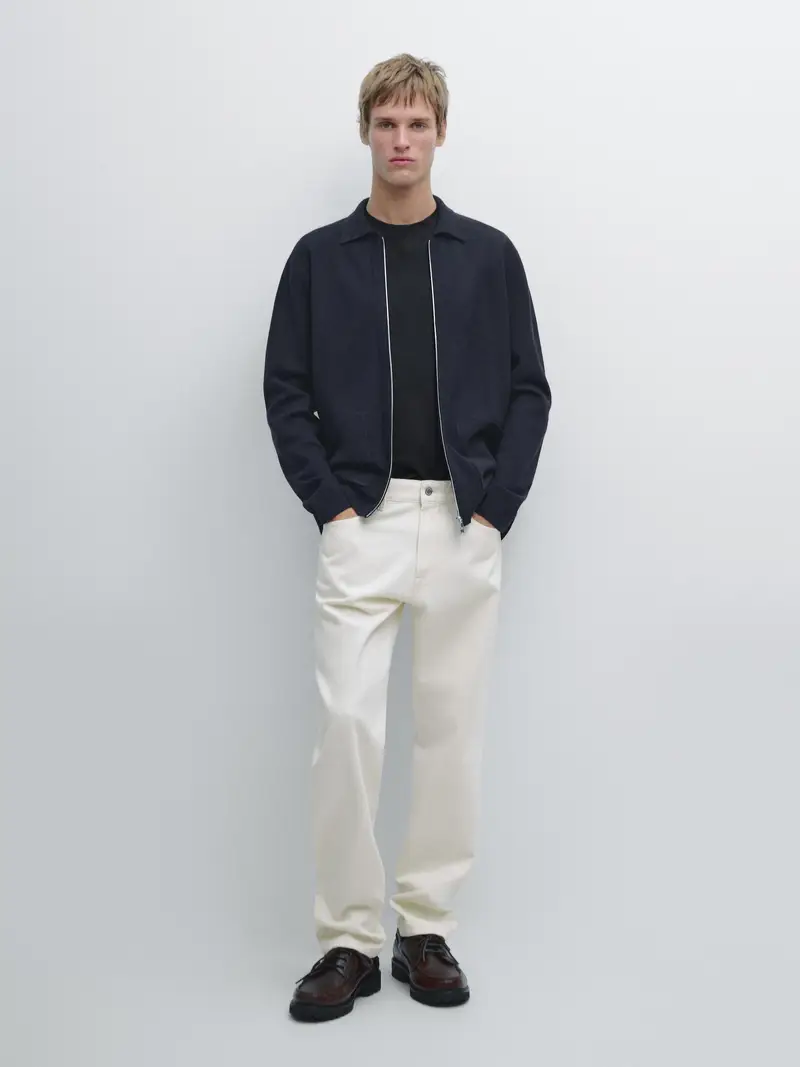 Massimo Dutti Cardigan Blu 3976313