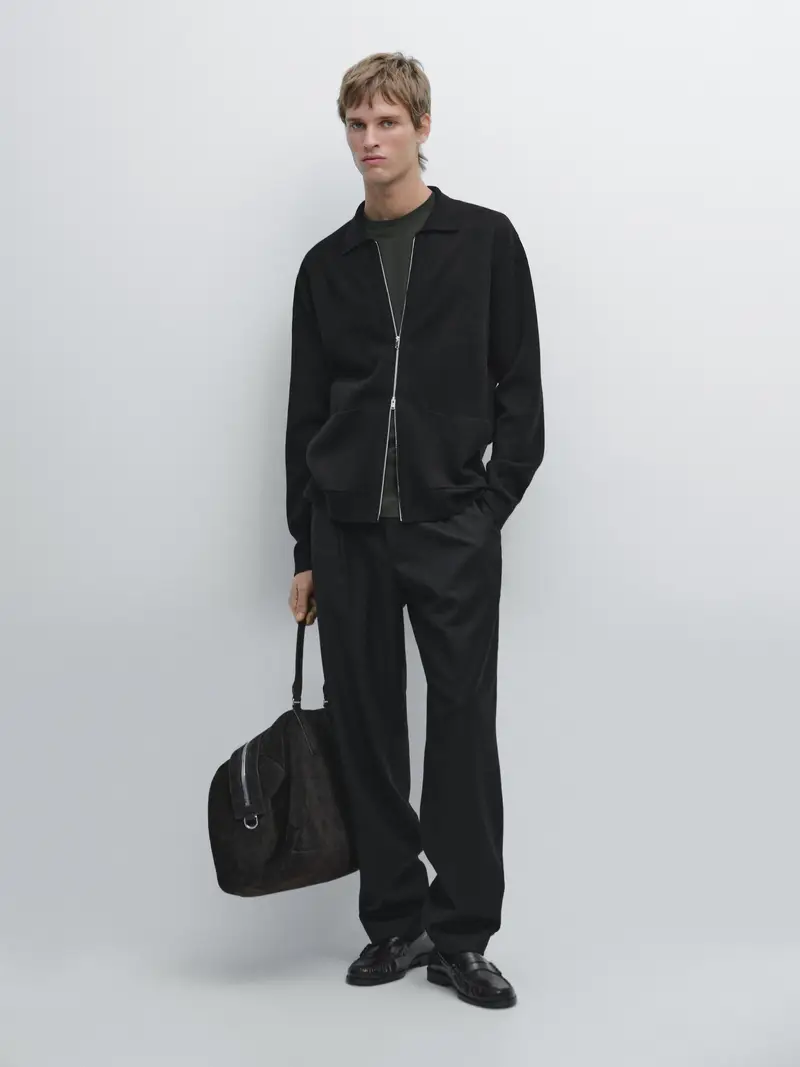 Massimo Dutti Cardigan Nero 3976315