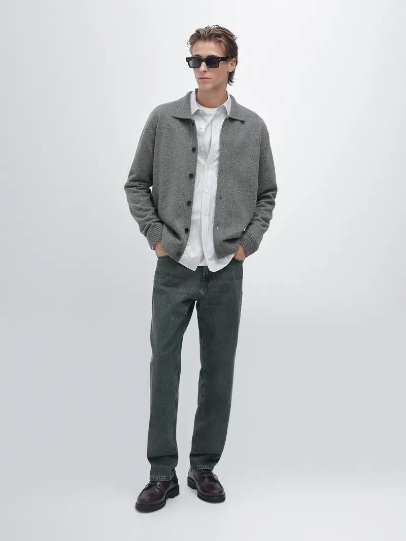 Massimo Dutti Cardigan Grigio 3540815