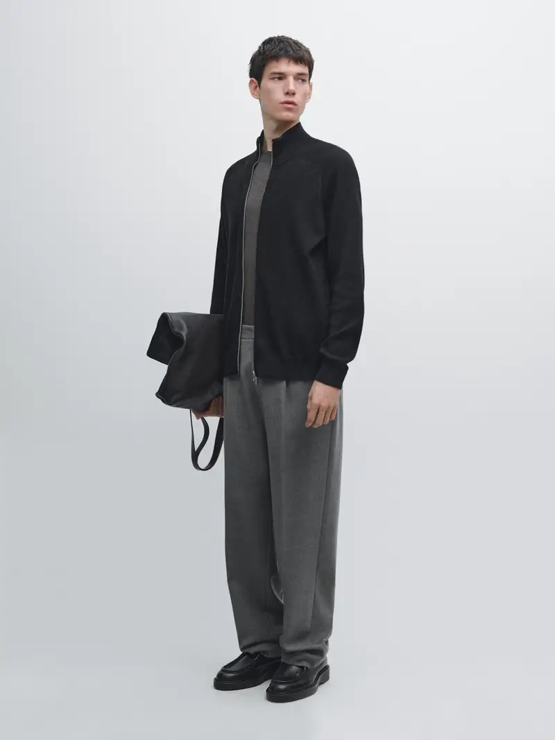 Massimo Dutti Cardigan Nero 3747060