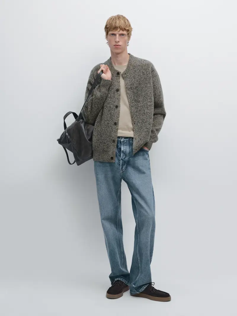 Massimo Dutti Cardigan Beige 2789804