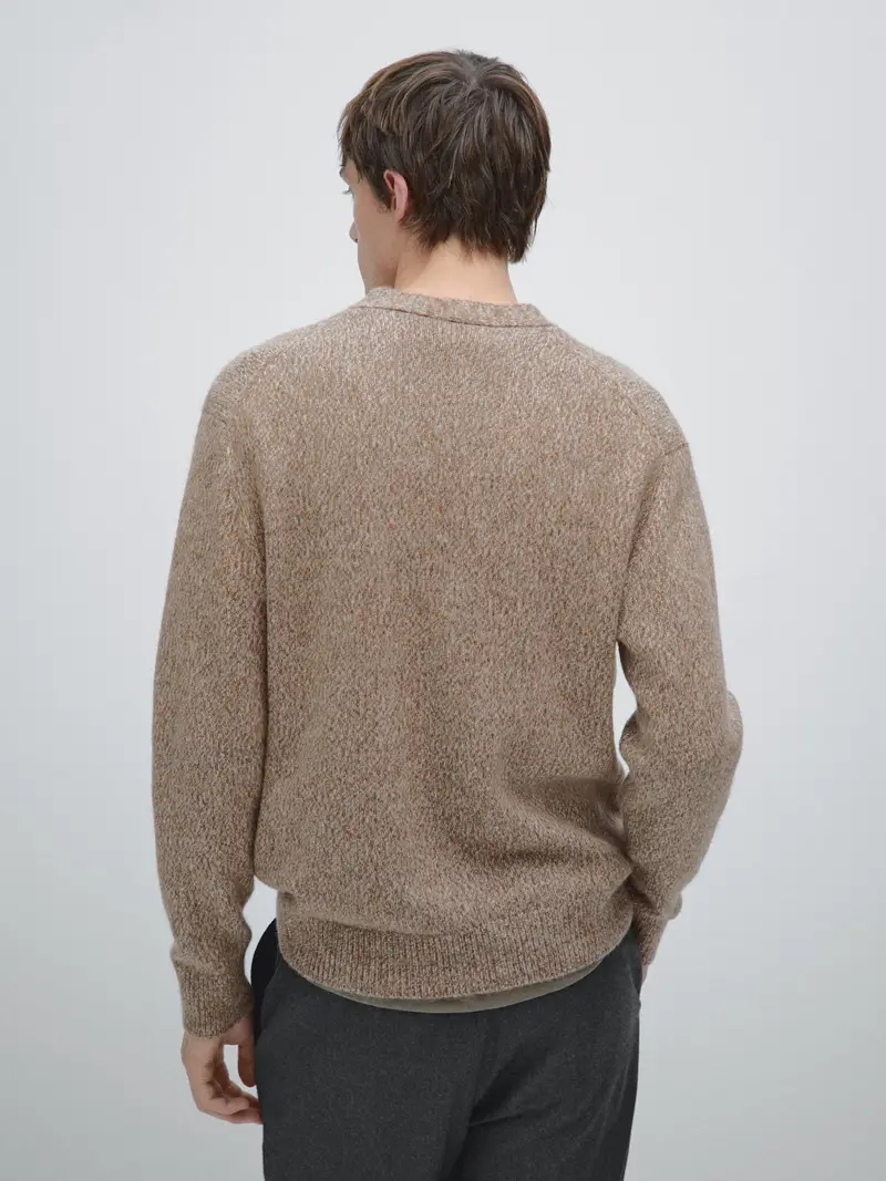 Massimo Dutti Cardigan Beige 3066428