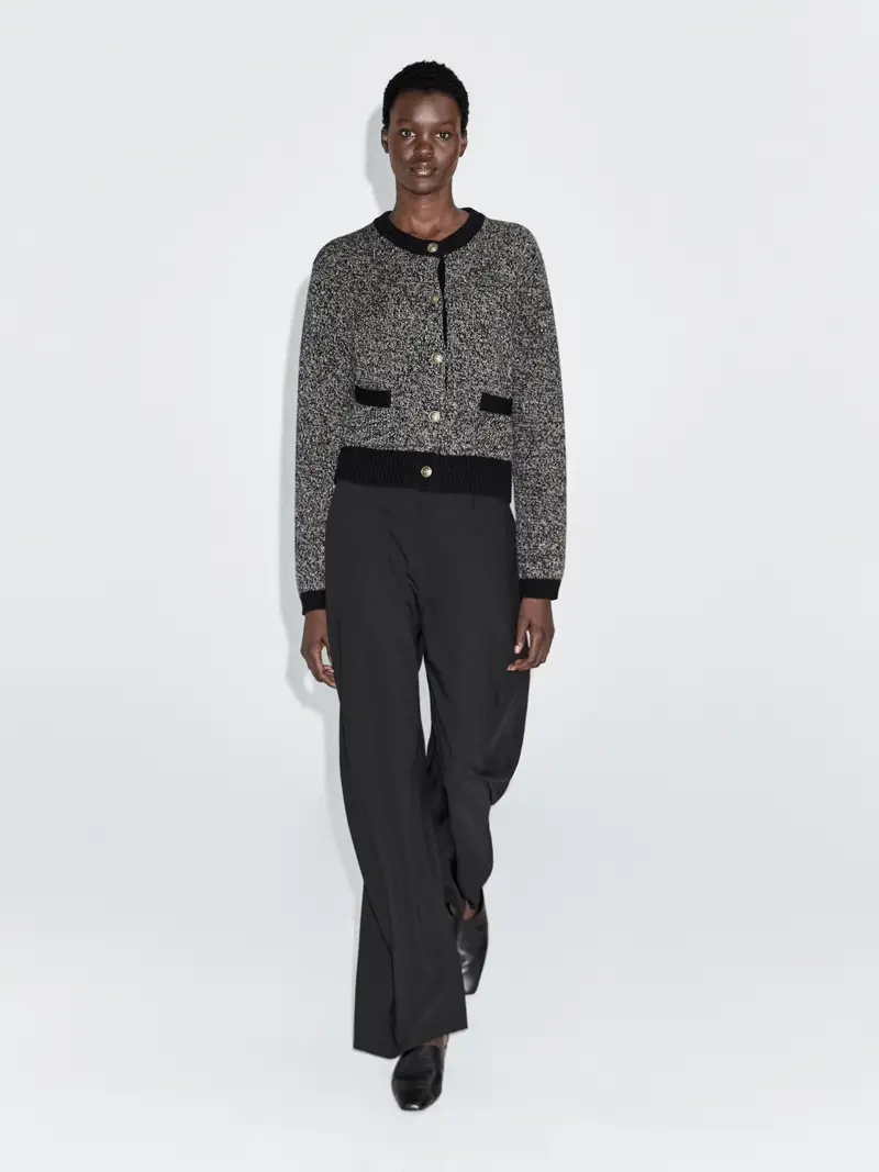 Massimo Dutti Cardigan Nero 3030756