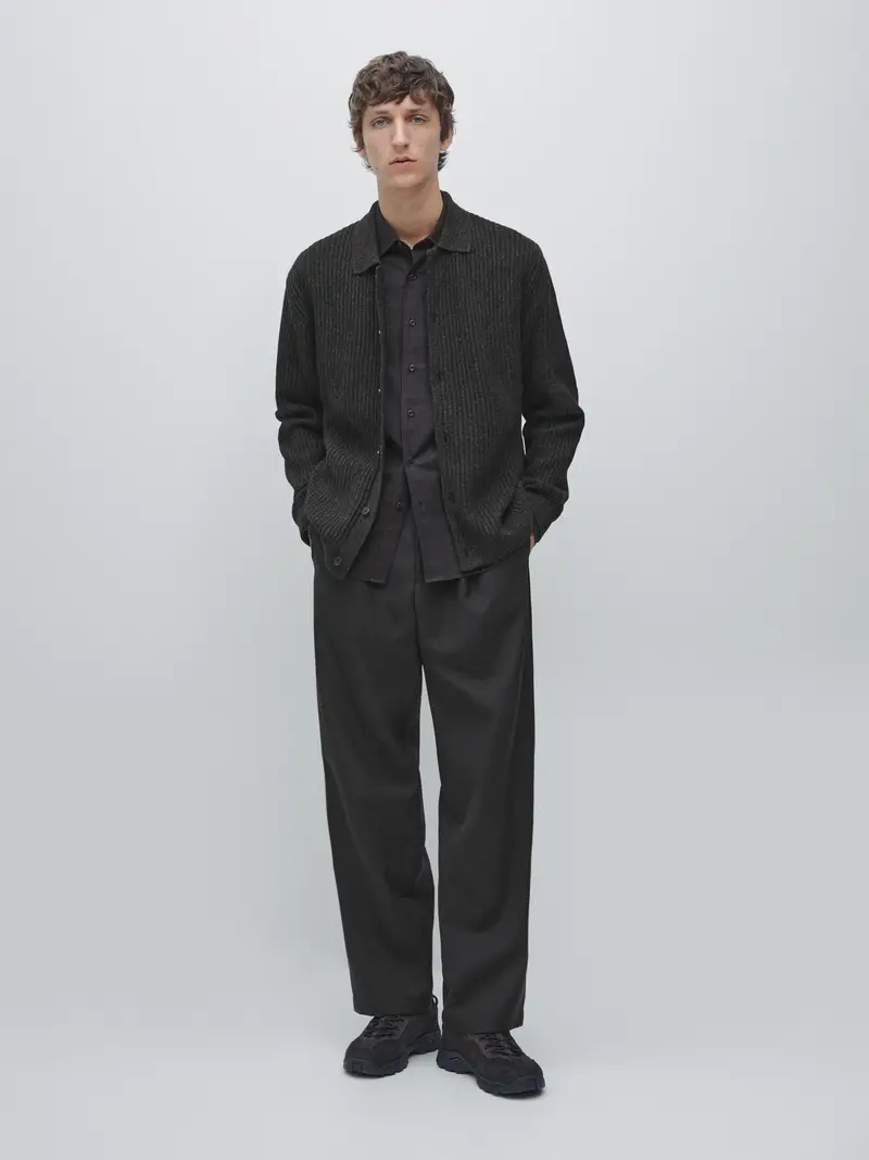 Massimo Dutti Cardigan Grigio 3897387