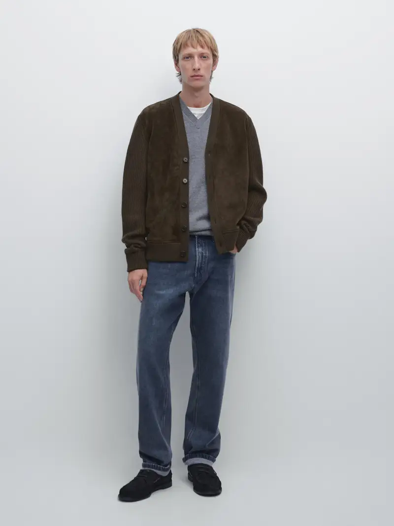 Massimo Dutti Cardigan Marrone 3030712