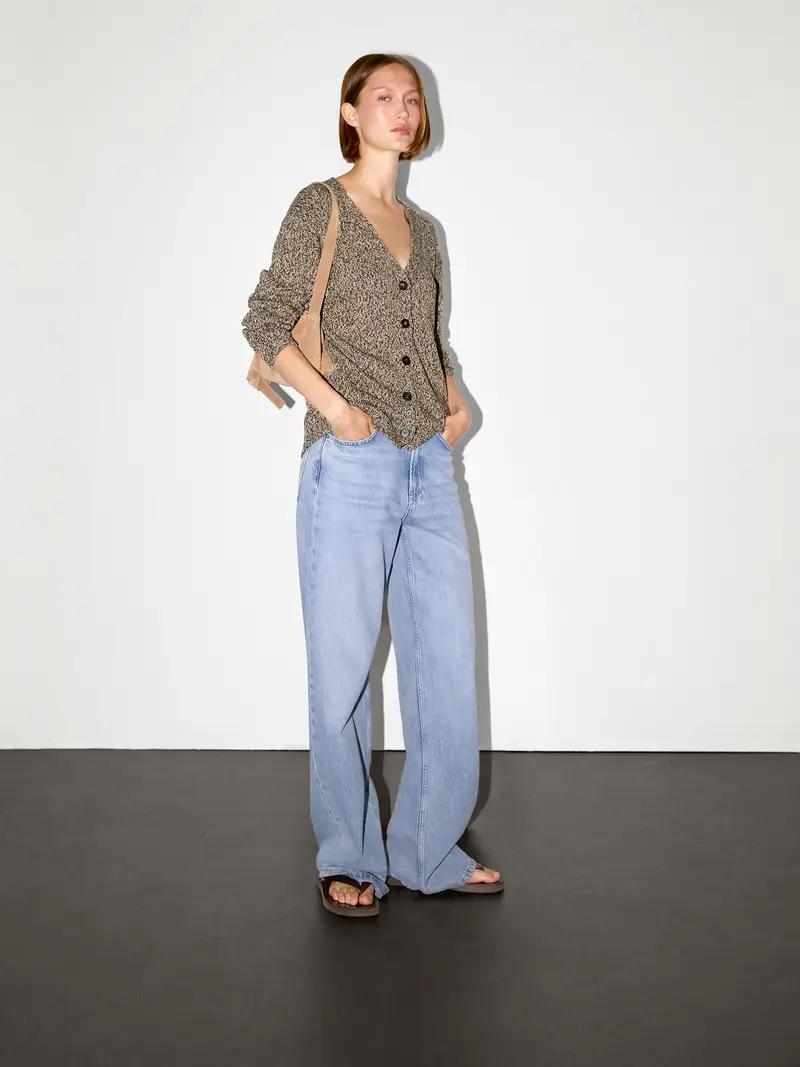 Massimo Dutti Cardigan Marrone 2555213