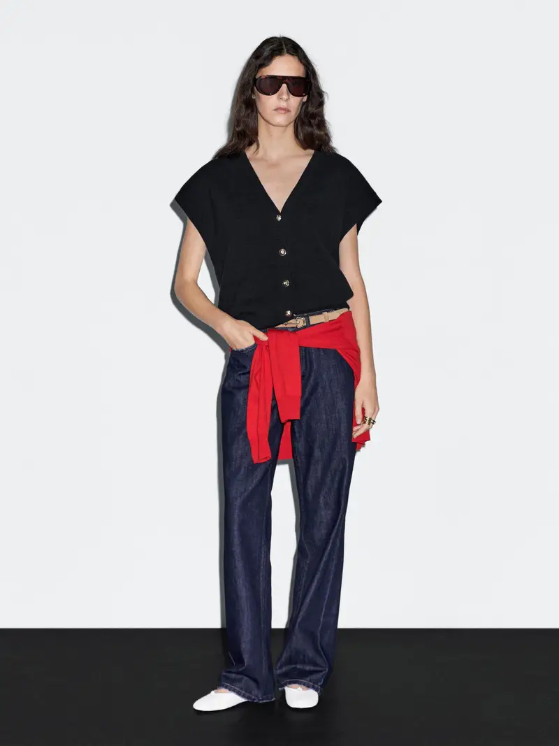 Massimo Dutti Gilet Blu 2553729