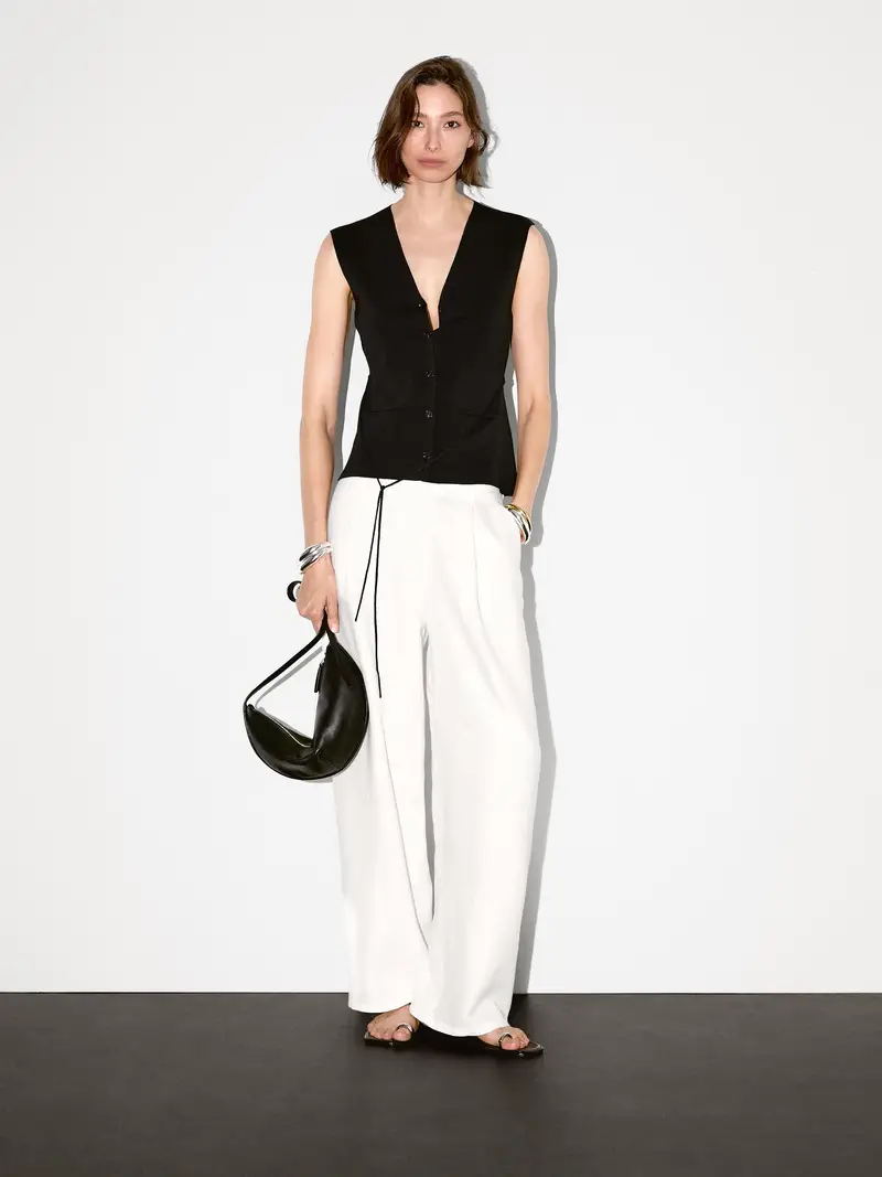 Massimo Dutti Gilet Nero 2555156