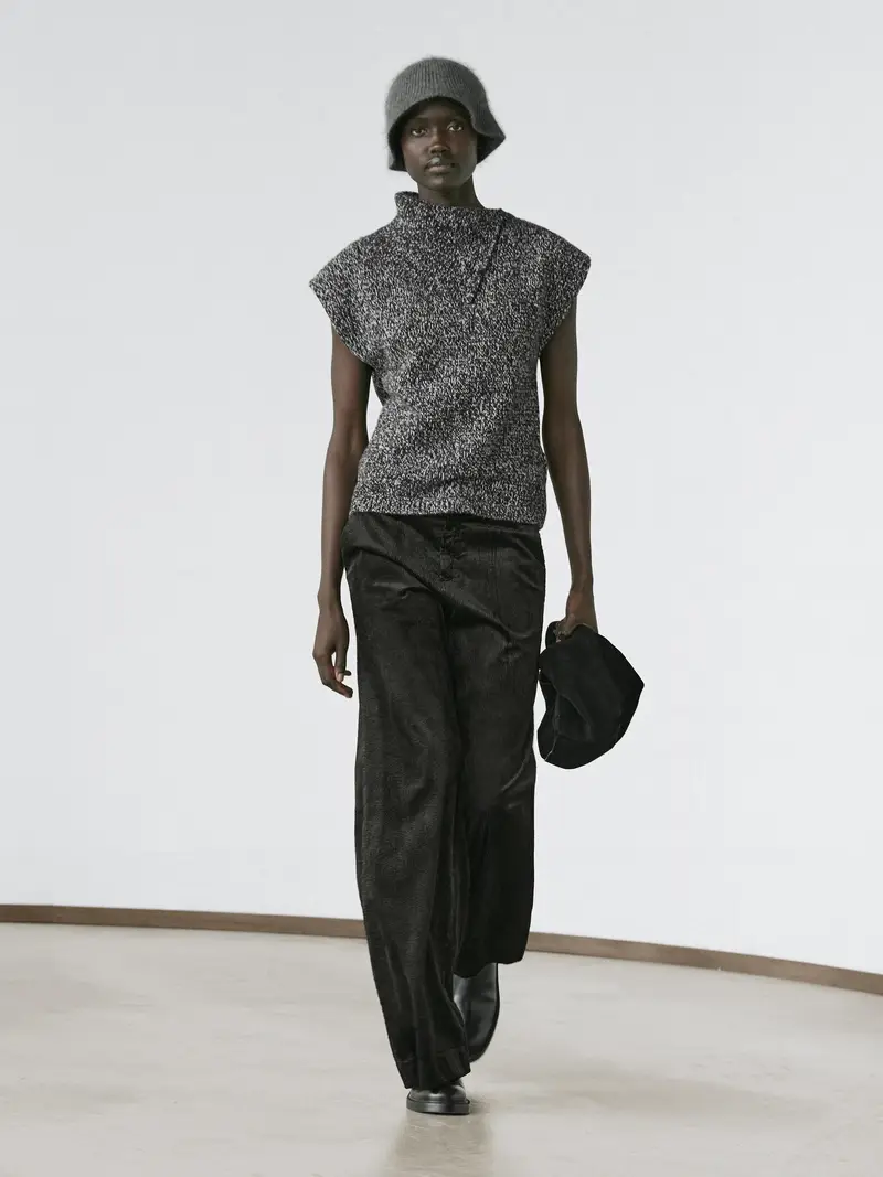 Massimo Dutti Gilet Nero 3972591