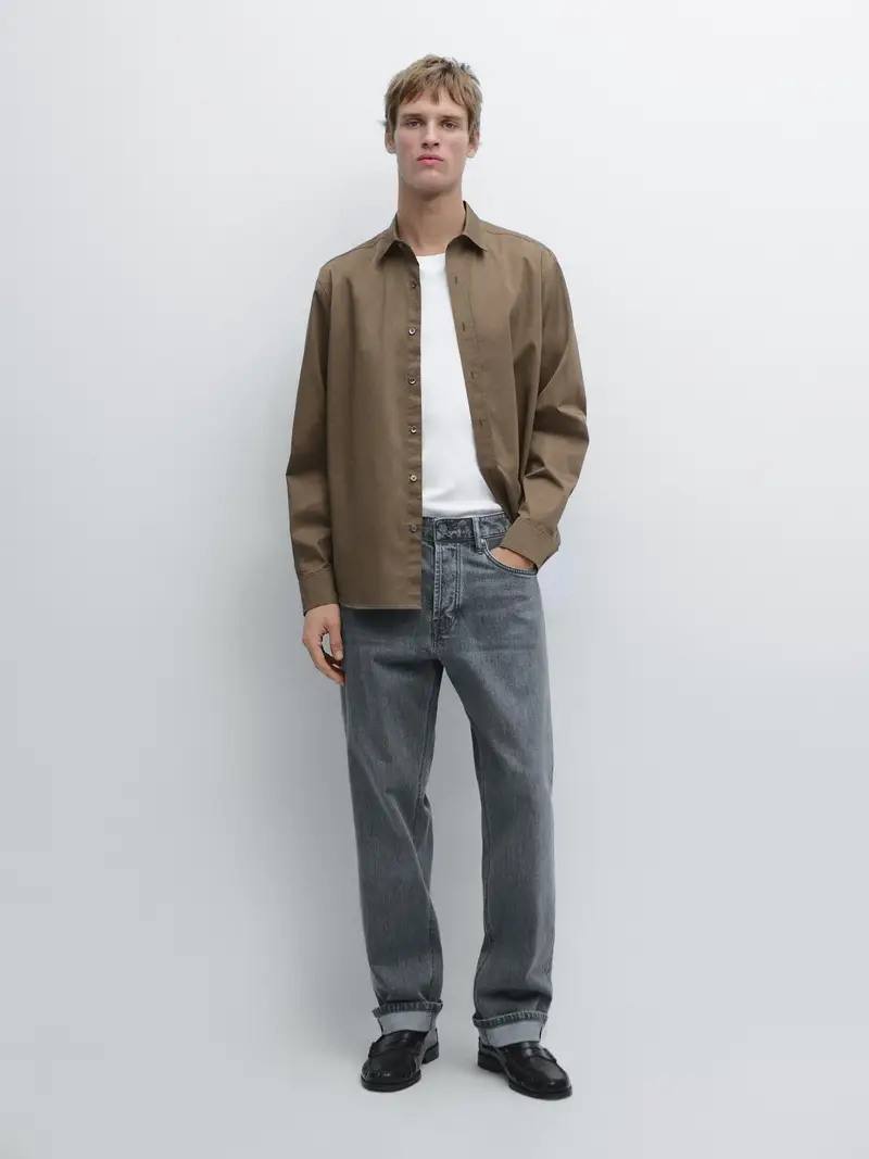 Massimo Dutti Jeans Grigio 3986301