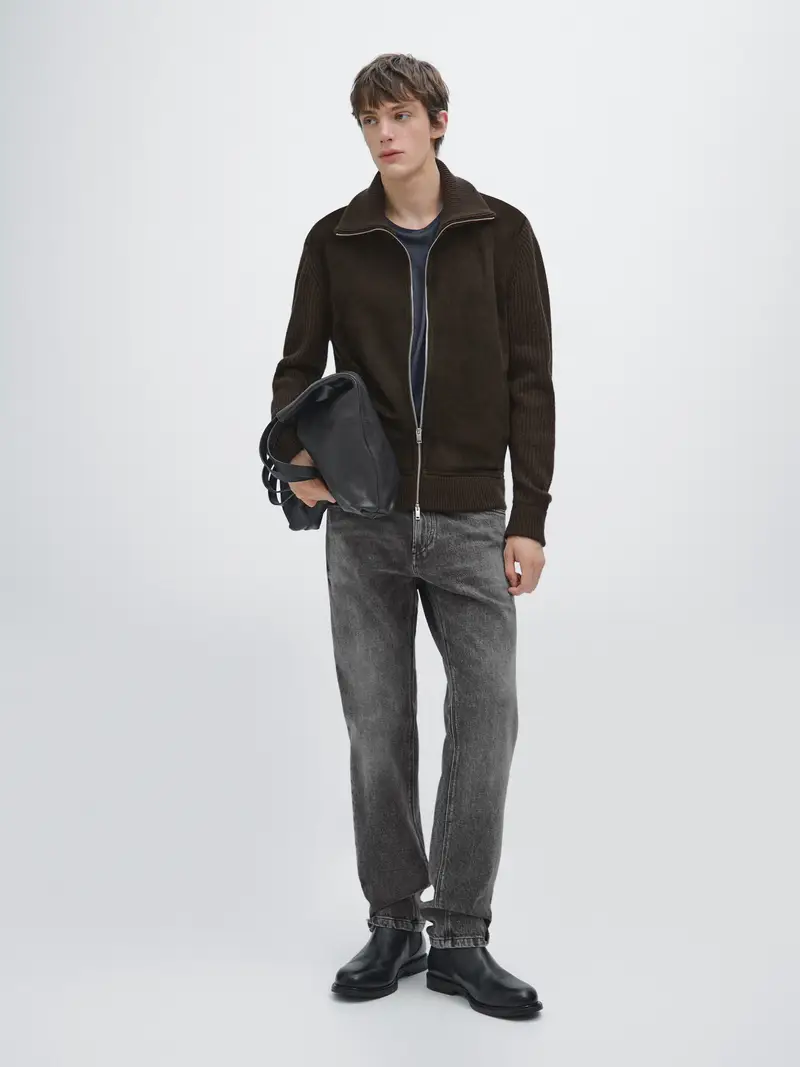 Massimo Dutti Jeans Grigio 3030684