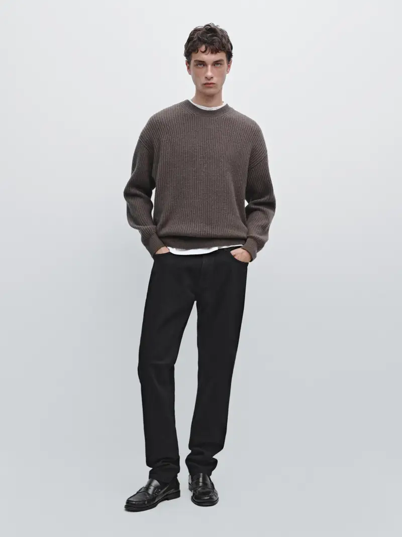 Massimo Dutti Jeans Nero 3264823