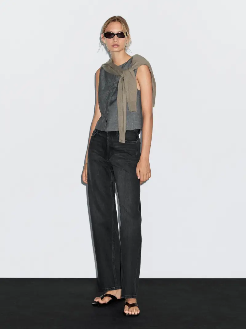 Massimo Dutti Jeans Nero 2554934