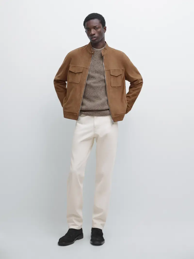 Massimo Dutti Jeans Beige 3955160