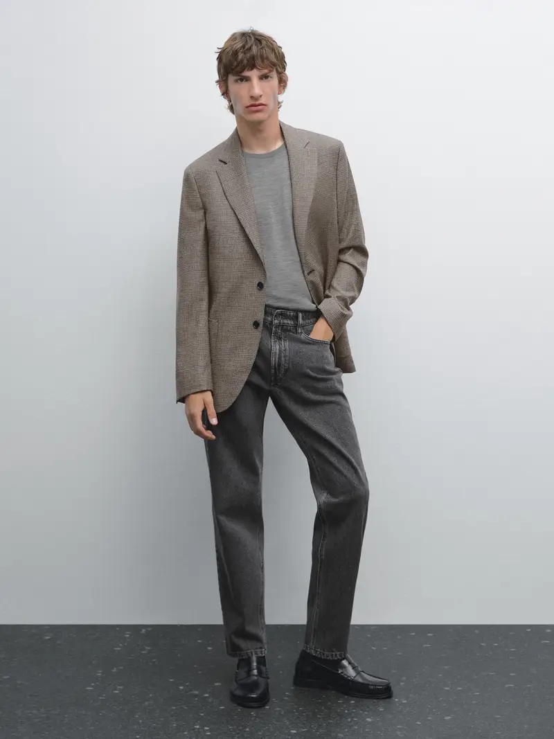 Massimo Dutti Jeans Grigio 2554543