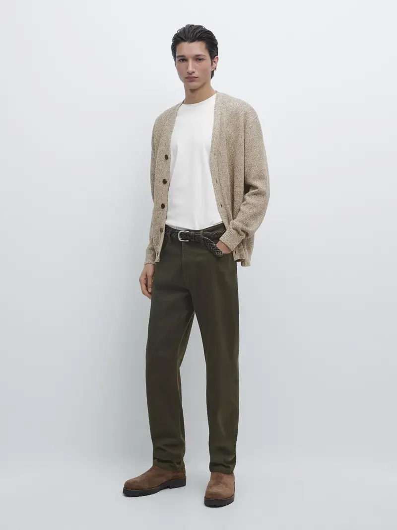 Massimo Dutti Jeans Verde 4147332