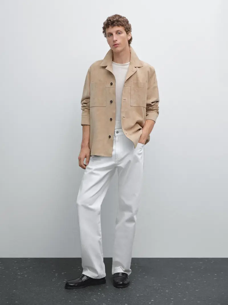 Massimo Dutti Jeans Bianco 2553469