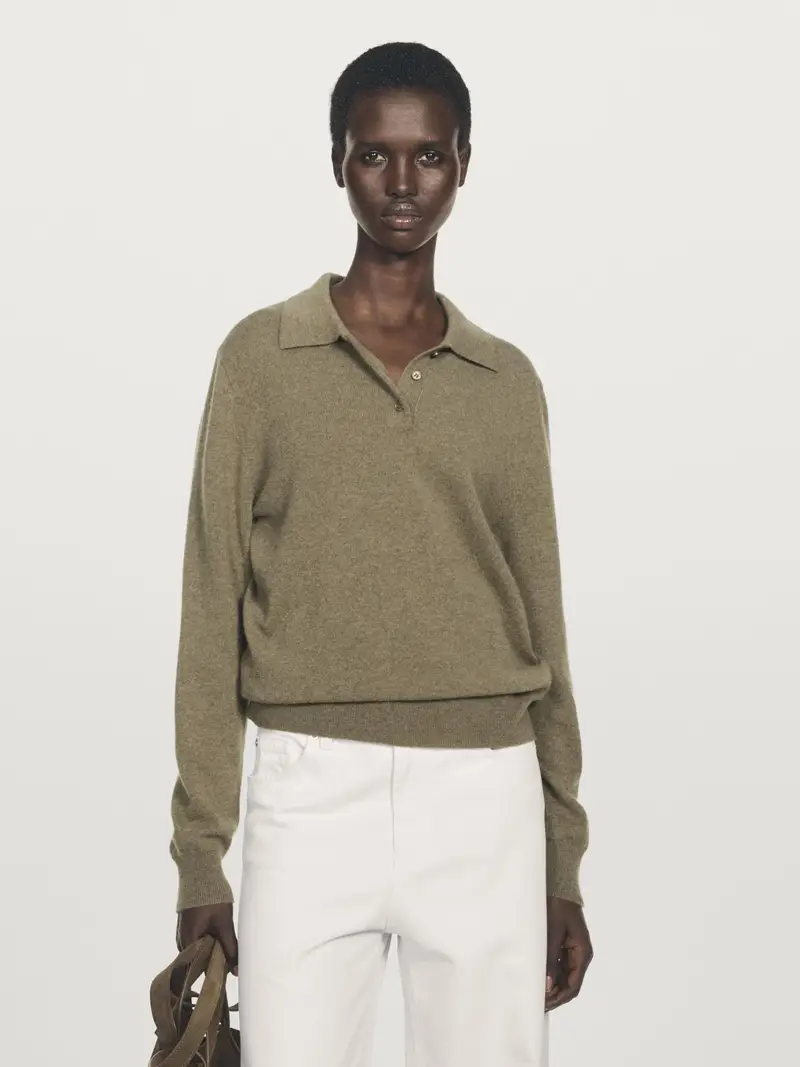 Massimo Dutti Polo Verde 2555119