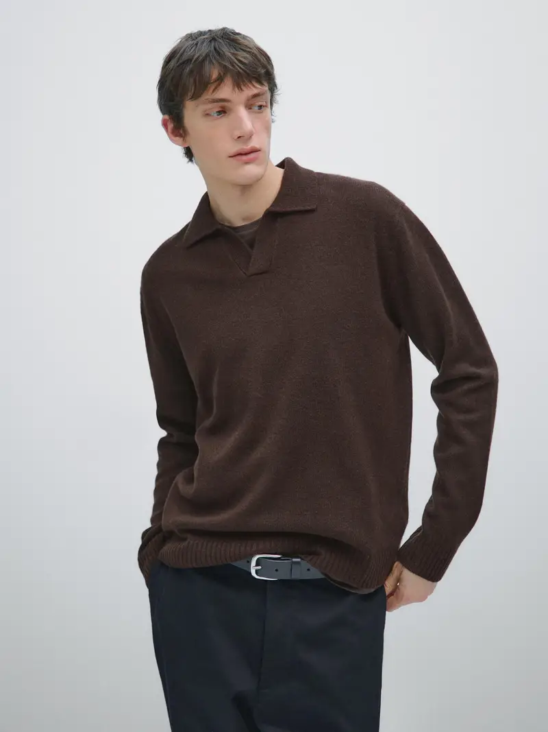 Massimo Dutti Polo Marrone 3030713