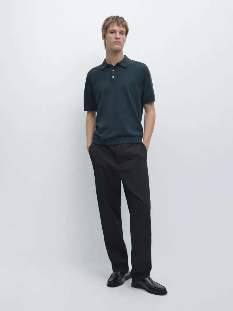 Massimo Dutti Polo Azzurro 4292405