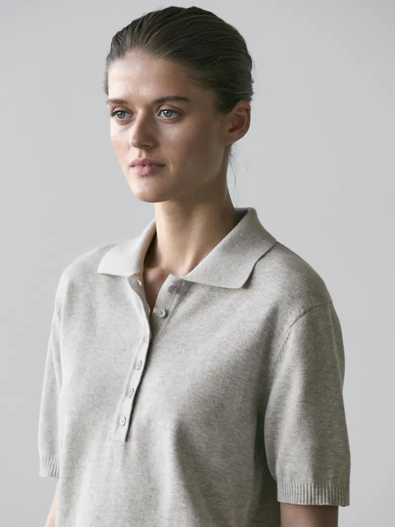 Massimo Dutti Polo Grigio 4189984