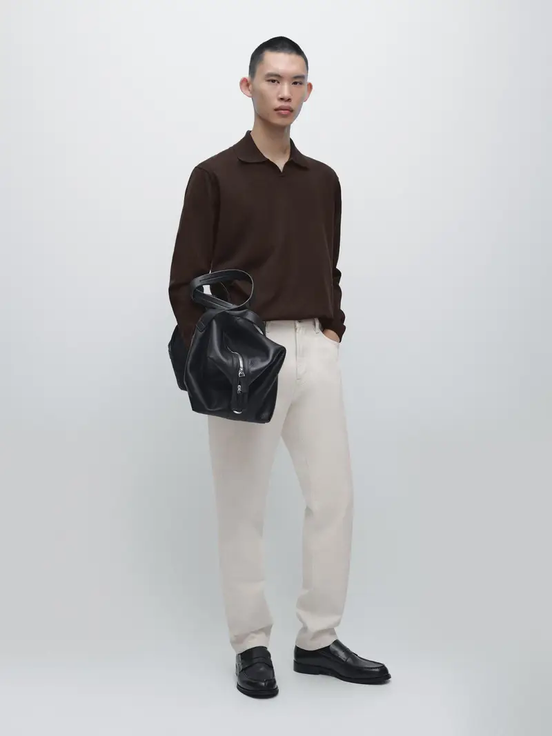 Massimo Dutti Polo Marrone 4207239