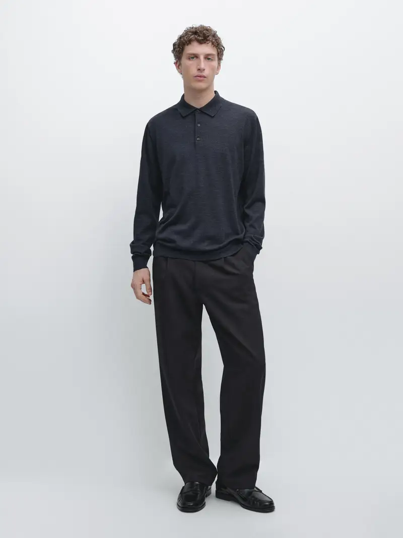 Massimo Dutti Polo Blu 4156810