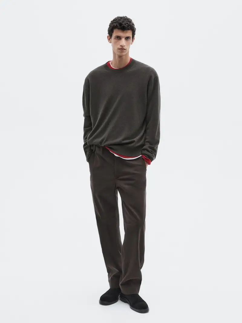 Maglia In Misto Lana E Cashmere - Limited - Grigio - - Massimo Dutti - Maschile